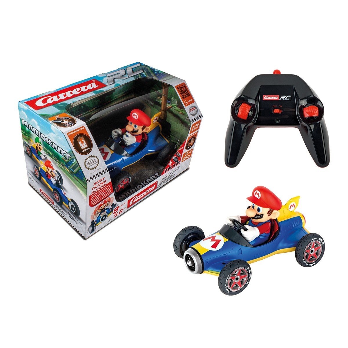 Carrera Maroi Kart 1:18 馬赫8遙控車 瑪利歐 / 6歲以上