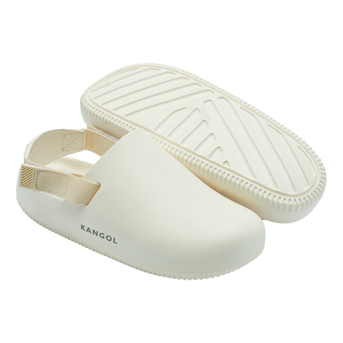 KANGOL 可調式穆勒鞋 白 KANGOL 可調式穆勒鞋 白