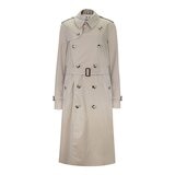 BURBERRY 男長版風衣外套 蜜金色