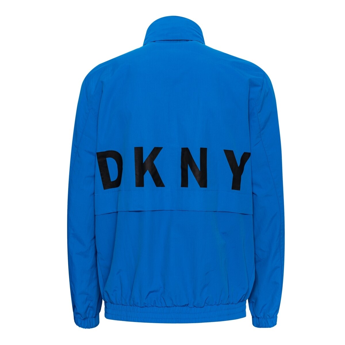 DKNY 男立領防風外套 藍色 M