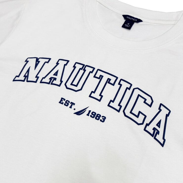Nautica 女圓領短袖Logo上衣 白 Nautica 女圓領短袖Logo上衣 白