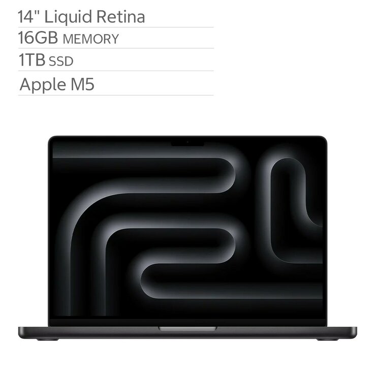 Apple 14 吋 MacBook Pro M5晶片 10核心CPU 10核心GPU 16GB 1TB SSD Apple 14 吋 MacBook Pro M5晶片 10核心CPU 10核心GPU 16GB 1TB SSD