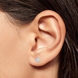 0.5克拉 18K白K金 圓形鑽石耳環 VS2/I 0.5克拉 18K白K金 圓形鑽石耳環 VS2/I