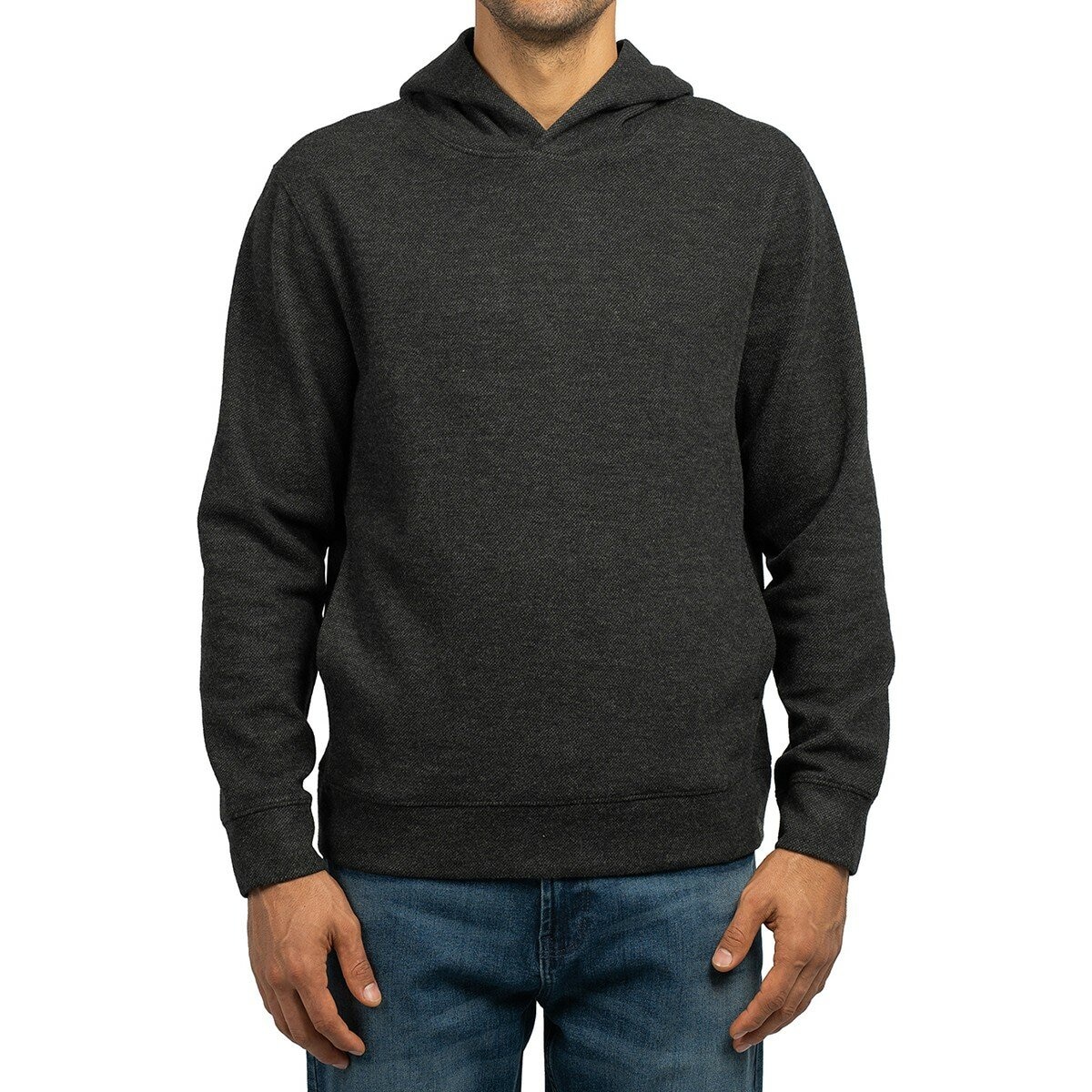 Jachs 男羊毛混紡連帽上衣