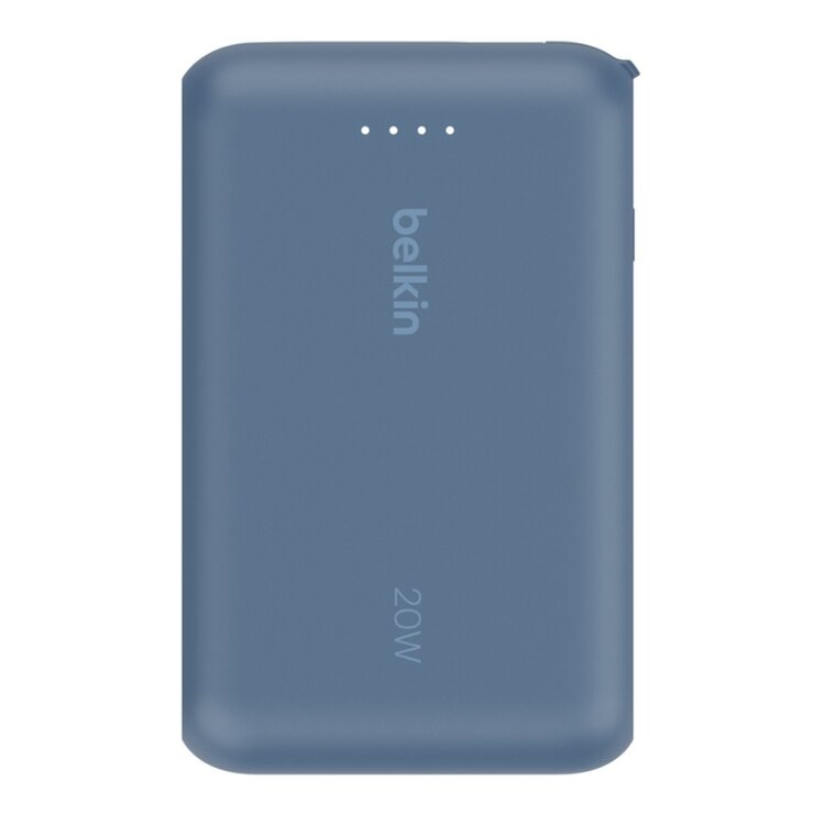 Belkin BoostCharge Pro 10K自帶線行動電源 2入 藍