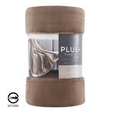 法蘭絨舒適毯 152公分 X 178公分 咖啡