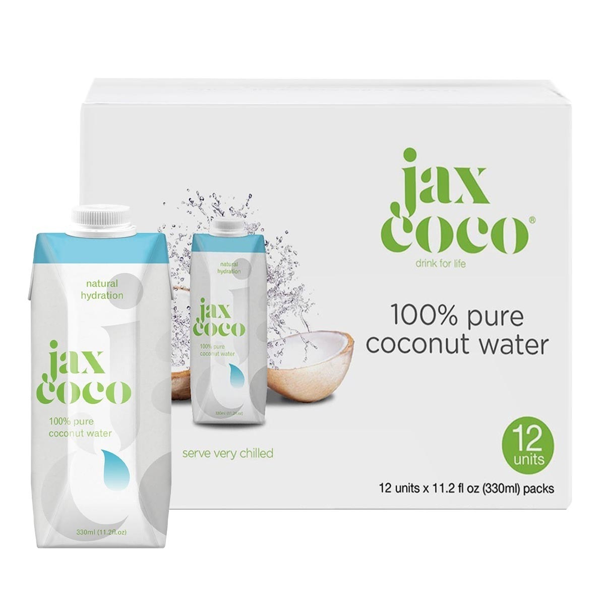 Jaxcoco Coconut 椰子水330毫升x 12入 Costco 好市多
