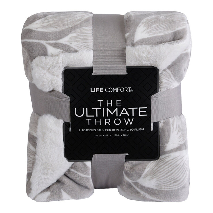 Life Comfort 厚絨保暖隨意毯 152公分 X 177公分