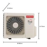 日立 6-7坪 4.1kW 頂級系列變頻冷暖一對一分離式冷氣 含運費及基本安裝