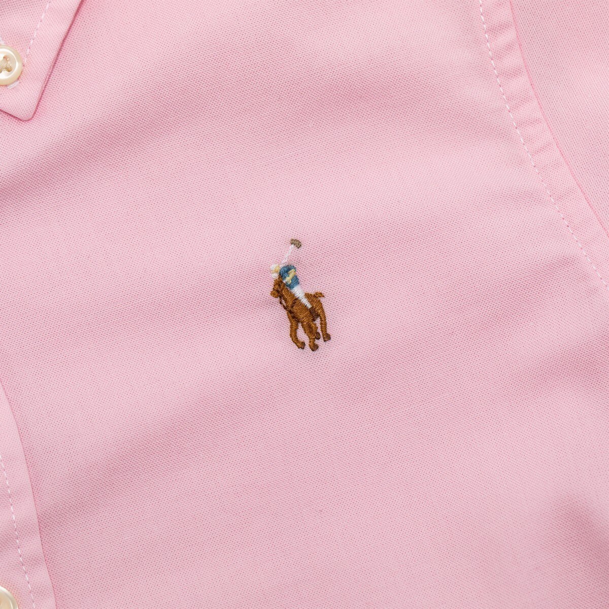 Polo Ralph Lauren 女童短袖襯衫 粉紅 14