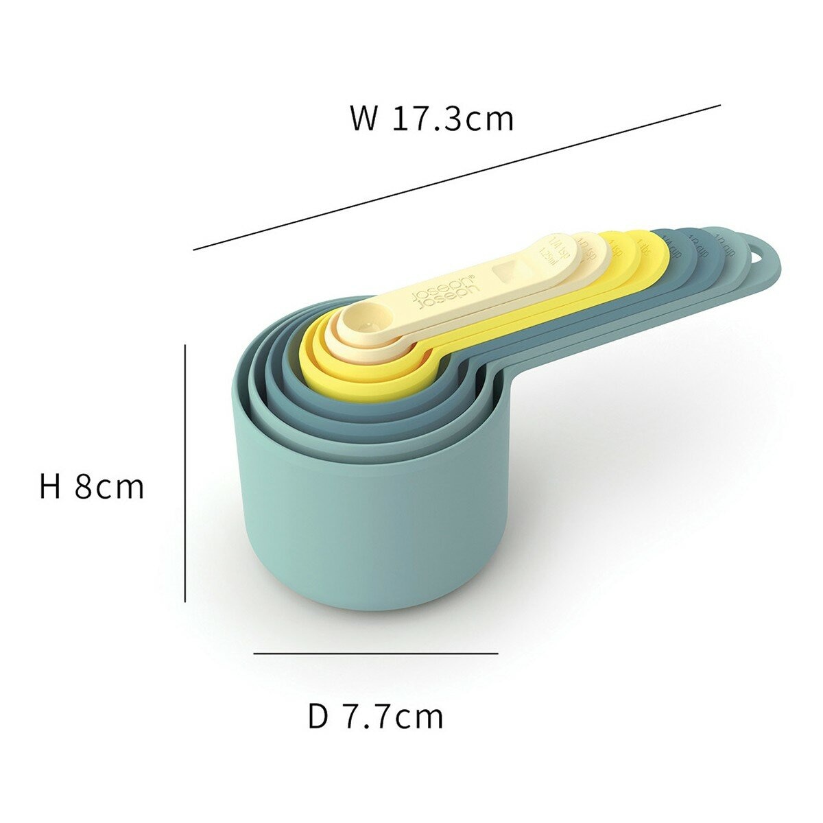 Joseph Joseph 聰明收納料理鏟杓 + 堆疊量匙 12件組