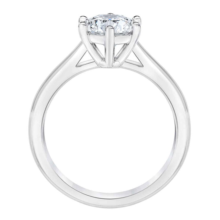 3.20克拉 鉑金 圓形鑽石戒指 VVS2/E