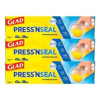 Glad Press’n Seal 強力保鮮膜 3入