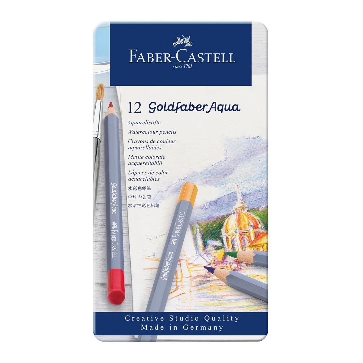 Faber-Castell 輝柏 Goldfaber 水性色鉛筆 12色