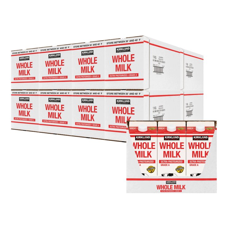 科克蘭 冷藏全脂鮮奶 1.89公升 X 6瓶 X 16箱