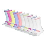 Puma 兒童中筒襪 10入 粉紫白組