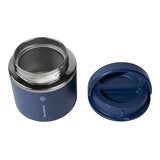 ThermoFlask 不鏽鋼真空食物燜燒罐 591毫升 X 2件組 深藍+白