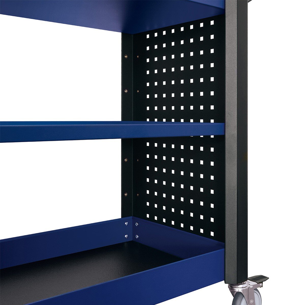 CSPS 32 inch 3-Tier Storage Cart Blue
