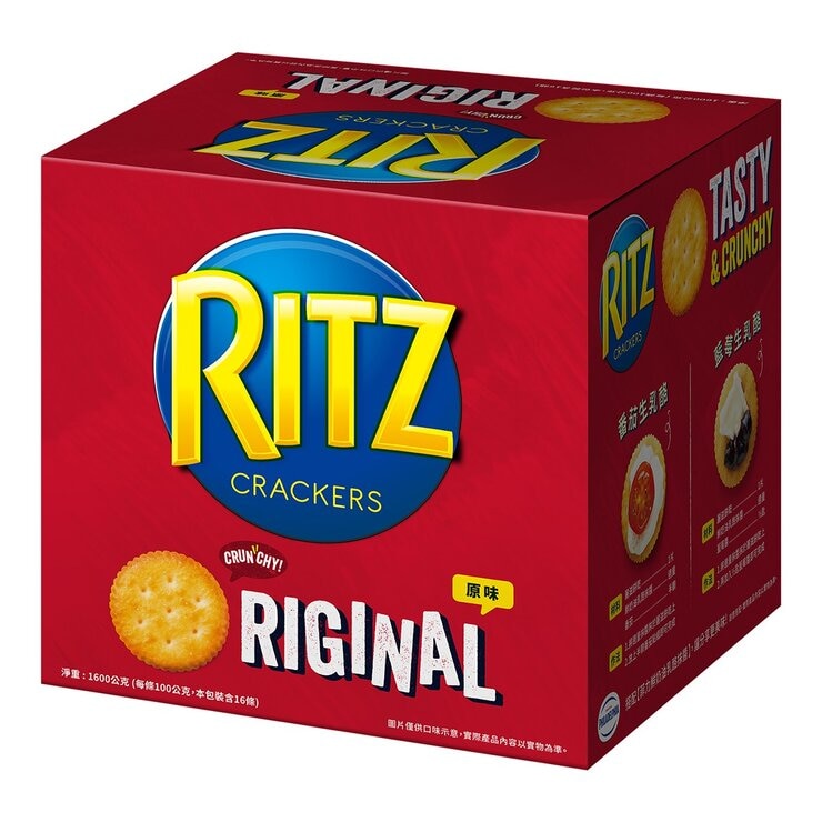 麗滋 小圓餅乾 100公克 X 16入