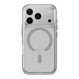 MAGEASY Bright M 不發黃軍規磁吸透明殼 iPhone 17 Pro(迷霧磁圈) + 鏡頭保護貼Lenz(迷霧) + Vetro 9H 鋼化玻璃保護膜