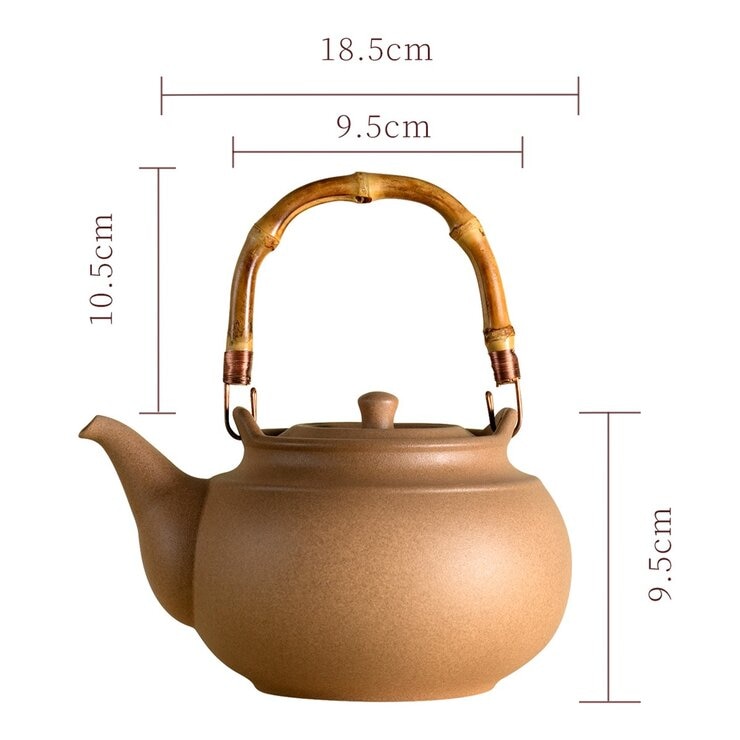 陸寶 寶滿燒水陶壺2號 1.5公升 岩黃