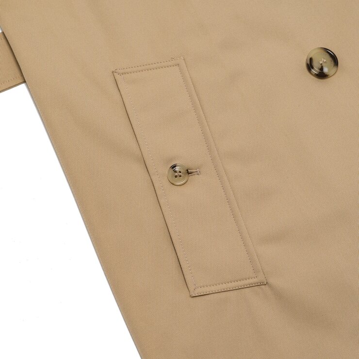 BURBERRY 女風衣外套 卡其色