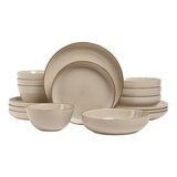 Over & Back 陶製餐具 X 16件 亞麻