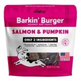 Vitafur Barkin' Burger 鮭魚南瓜寵物狗零食 453公克