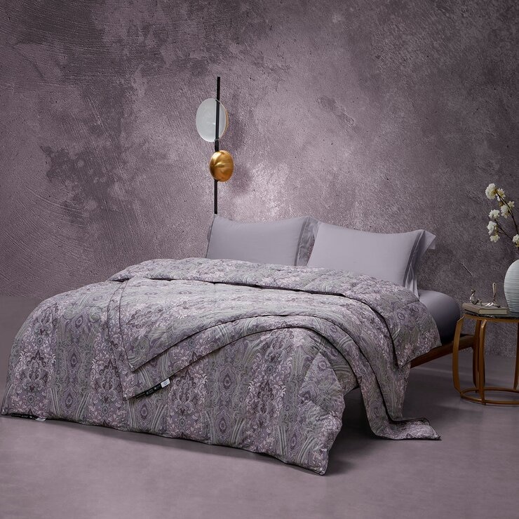 Hotel Grand 雙人白鵝絨可水洗子母被 180公分 X 210公分 紫