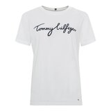 Tommy Hilfiger 女刺繡Logo短袖上衣 白 Tommy Hilfiger 女刺繡Logo短袖上衣 白