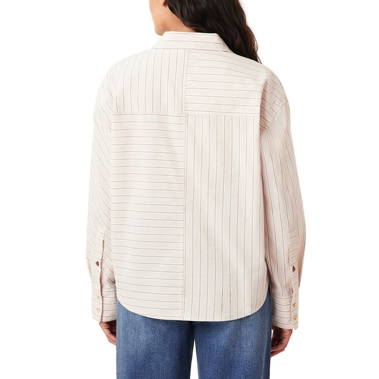 Scotch & Soda 女長袖襯衫 粉 L