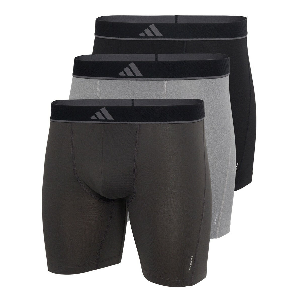 Adidas Set 3 pcs Celana Dalam Pria Hitam/Abu-abu M