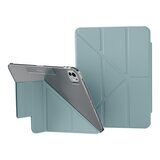 MAGEASY Facet 全方位支架透明背蓋保護套 2024 iPad Pro 11吋 寧靜藍