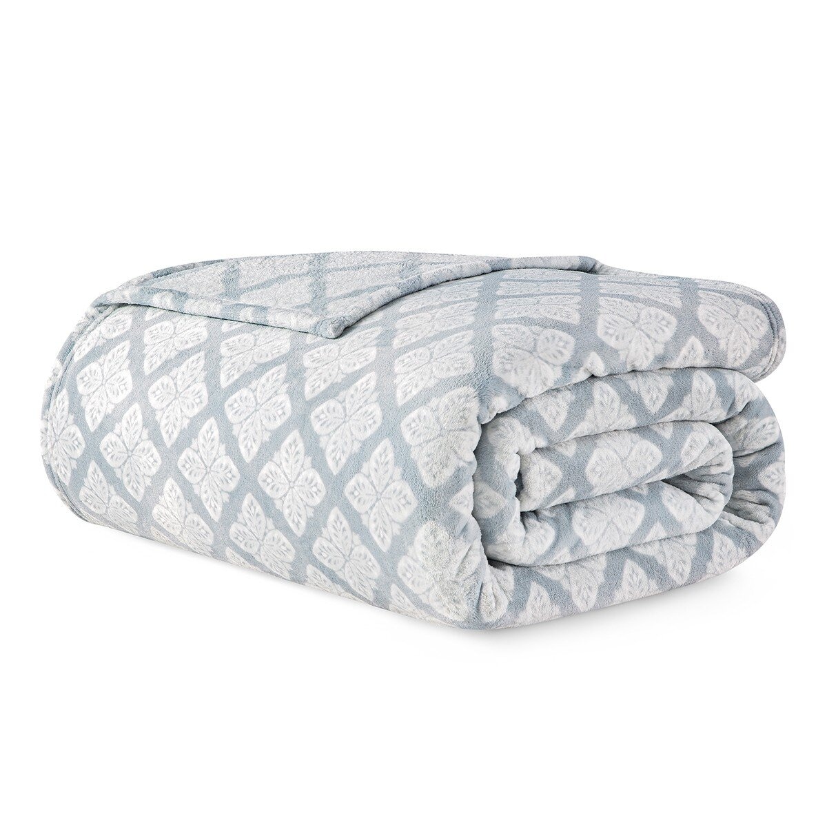 Casual Living 雙人舒適毯 233公分 X 248公分 珠光藍