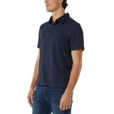 32 Degrees 男士彈性短袖Polo衫 深藍