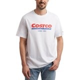 科克蘭 男女同款圓領短袖T恤 白