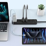 Huntkey 防突波 1開6插3孔 TYPE A+C 延長線 2入組 Huntkey 防突波 1開6插3孔 TYPE A+C 延長線 2入組