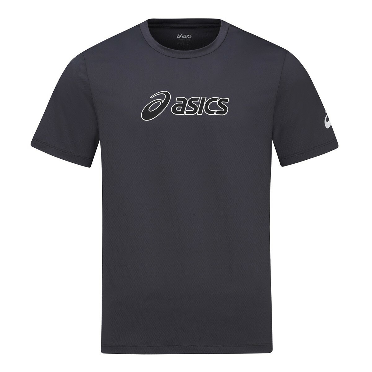Asics 男短袖運動上衣 深灰 Asics 男短袖運動上衣 深灰