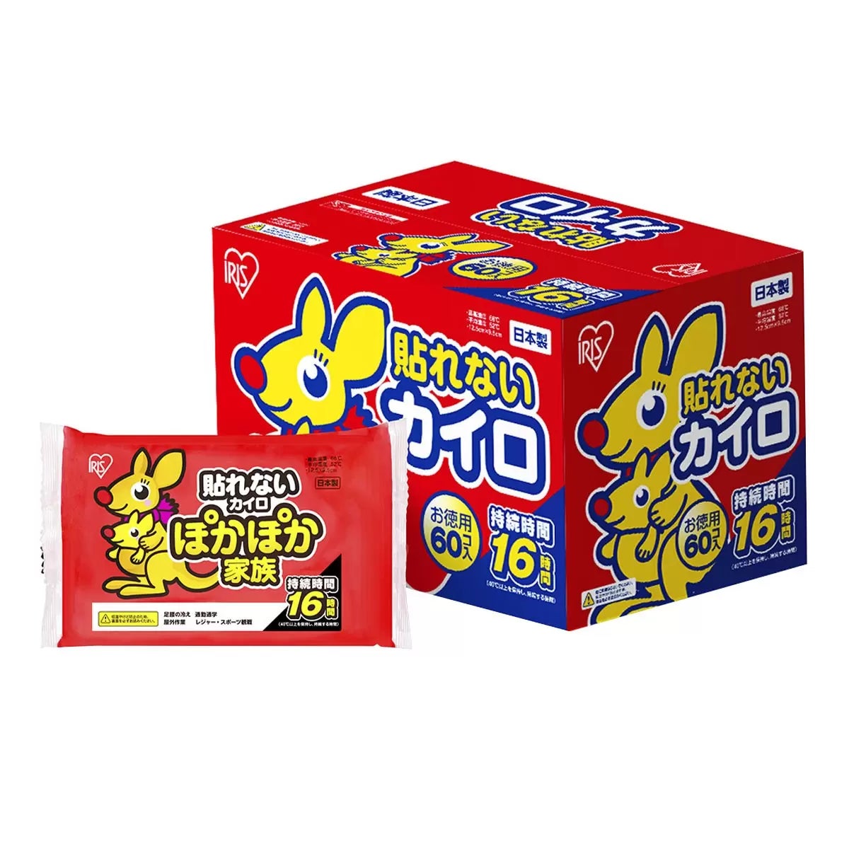 IRIS OHYAMA 日本製握式暖暖包 60入 商品圖 1