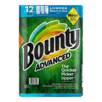 Bounty 隨意撕特級廚房紙巾 110張 X 12捲 Bounty 隨意撕特級廚房紙巾 110張 X 12捲