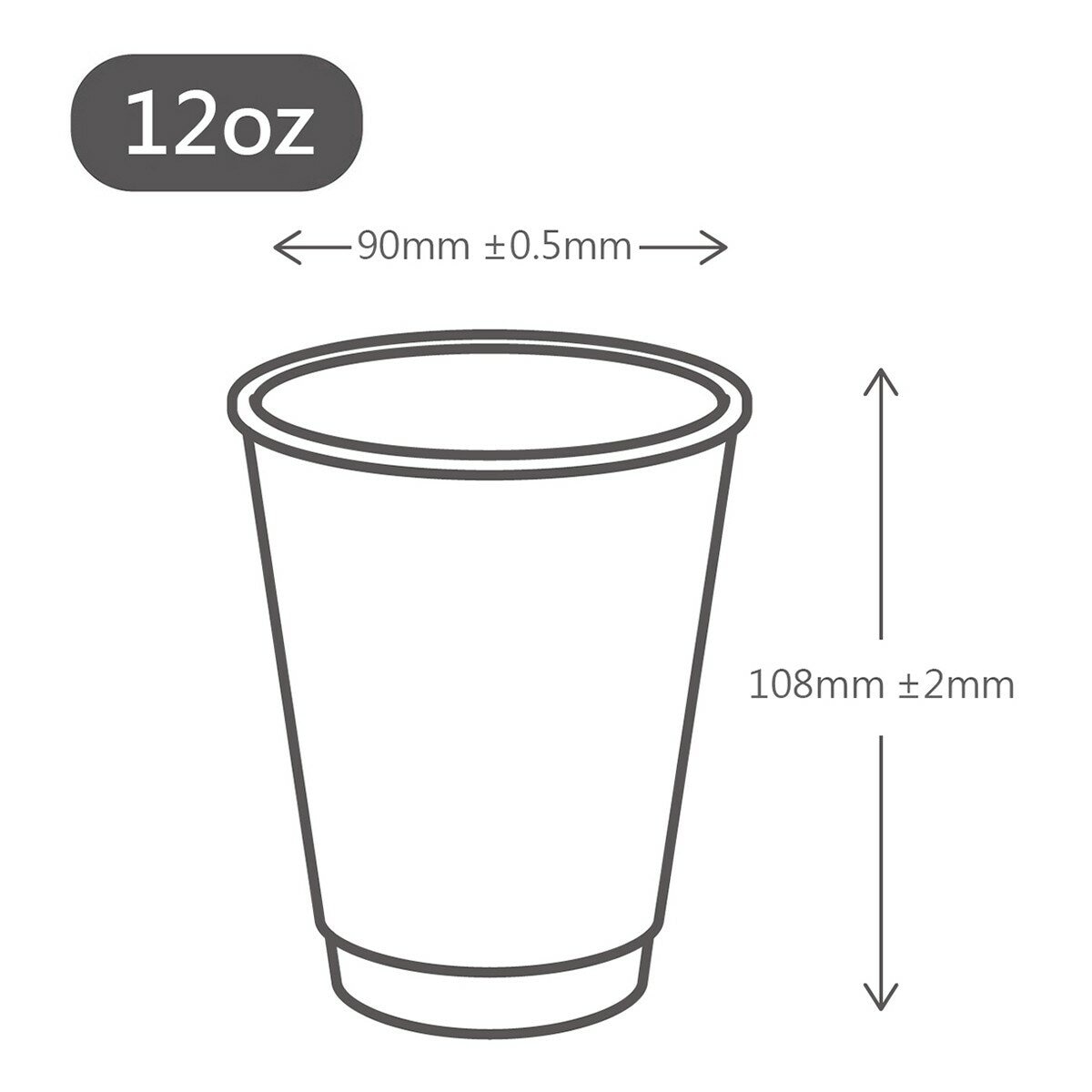 牛皮雙層紙杯 355毫升 X 500入 牛皮雙層紙杯 355毫升 X 500入