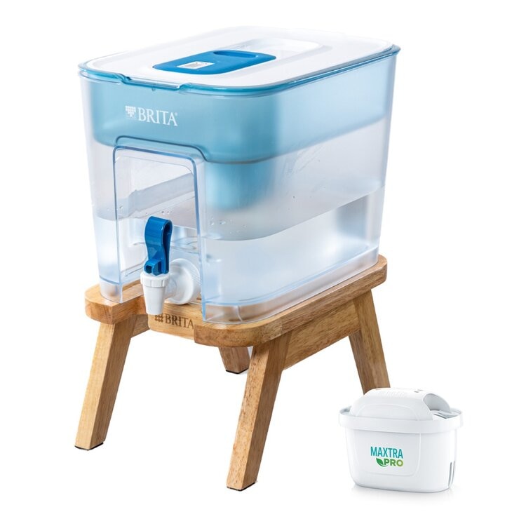 Brita 桌上型濾水箱 8.2公升 + 木架 附八入 Maxtra Pro 濾芯 Brita 桌上型濾水箱 8.2公升 + 木架 附八入 Maxtra Pro 濾芯