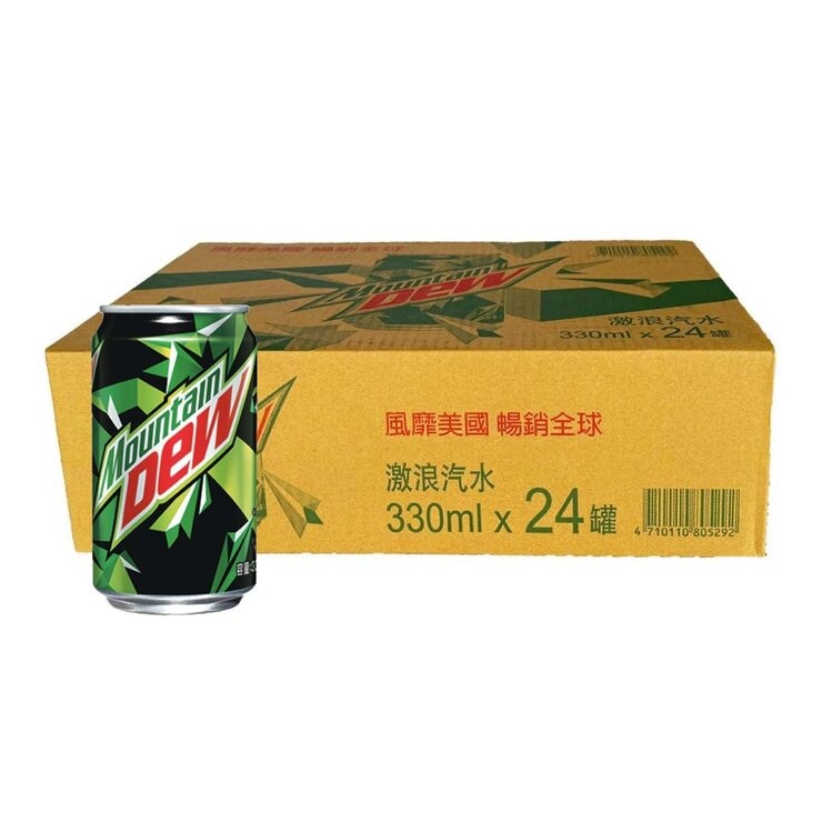 激浪汽水 330毫升 X 24入