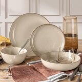 Over & Back 陶製餐具 X 16件 亞麻