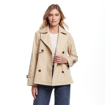 Weatherproof 女短版風衣