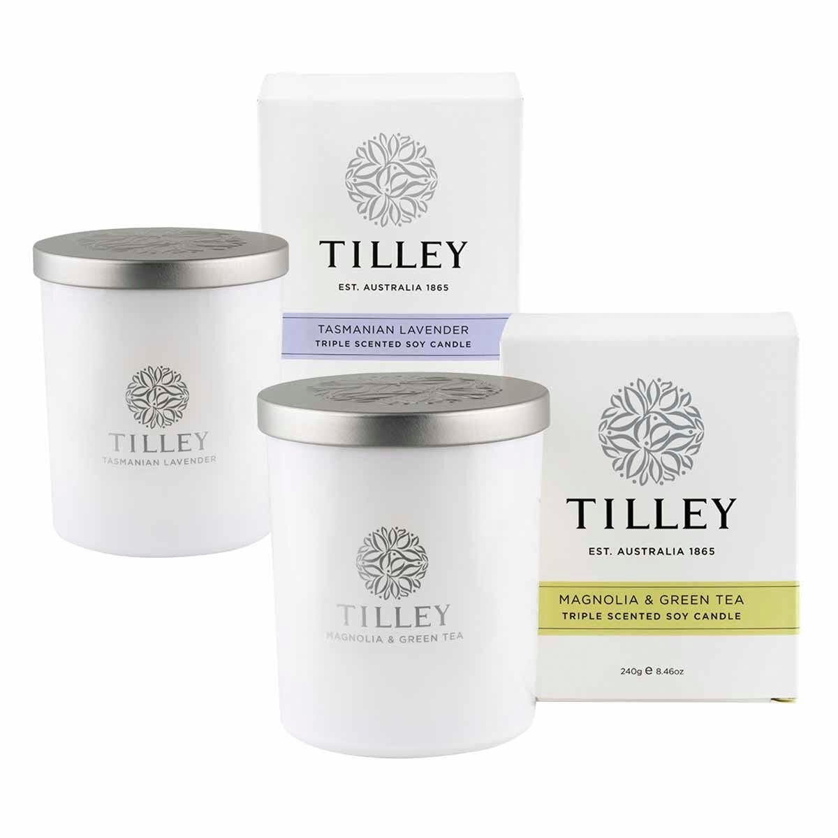 Tilley 微醺大豆香氛蠟燭2入組