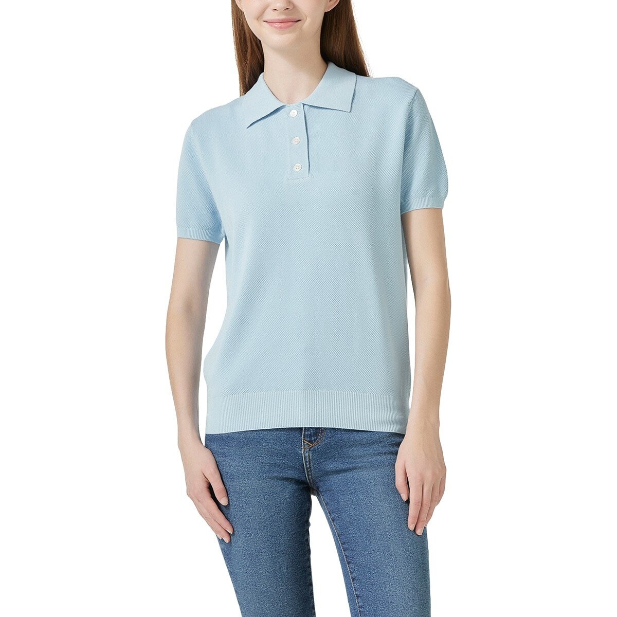 Lydiavine 韓版女短袖 Polo 衫