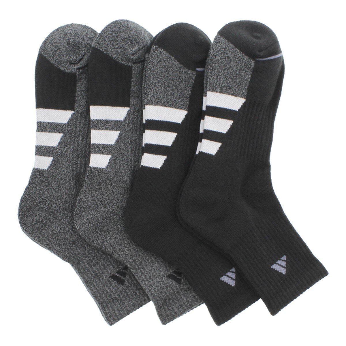 Adidas 男中筒運動襪 4雙組