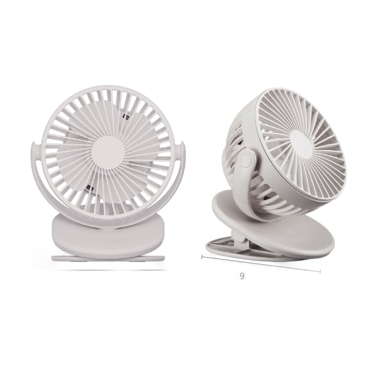 艾美特 USB 桌/夾式充電風扇 2入組 UD703S