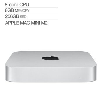 Apple Mac mini Apple M2 晶片 配備 8 核心 CPU 10 核心 GPU 8GB 256GB SSD